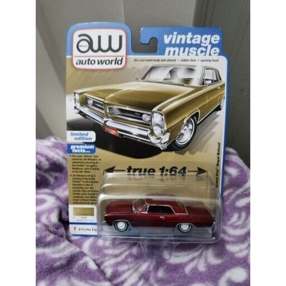 Auto World 1964 Pontiac Grand Prix Royal Bobcat – 1:64 Scale Die-Cast Model Car Collectible - View #10